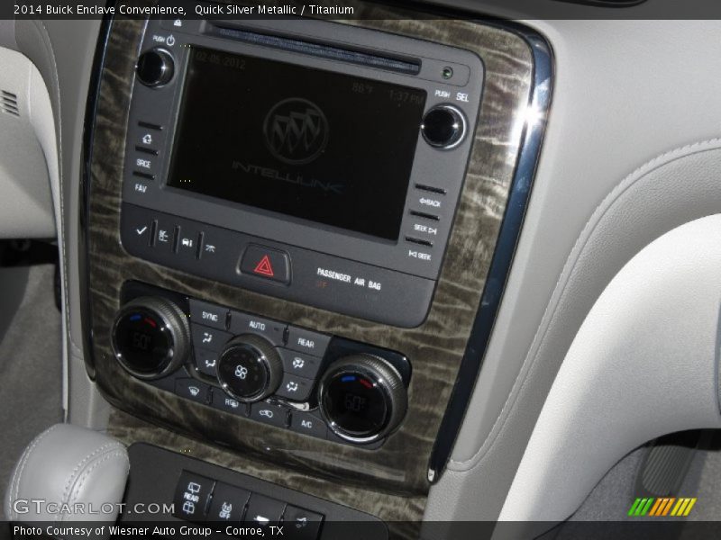 Controls of 2014 Enclave Convenience