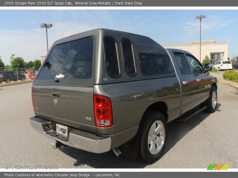 Mineral Gray Metallic / Dark Slate Gray 2005 Dodge Ram 1500 SLT Quad Cab
