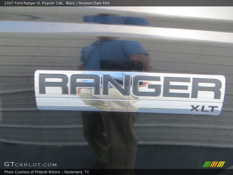 Black / Medium Dark Flint 2007 Ford Ranger XL Regular Cab