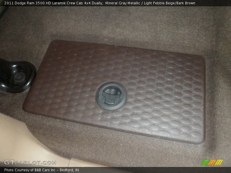 Mineral Gray Metallic / Light Pebble Beige/Bark Brown 2011 Dodge Ram 3500 HD Laramie Crew Cab 4x4 Dually