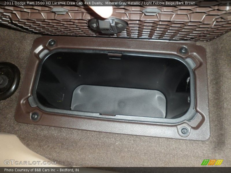 Mineral Gray Metallic / Light Pebble Beige/Bark Brown 2011 Dodge Ram 3500 HD Laramie Crew Cab 4x4 Dually