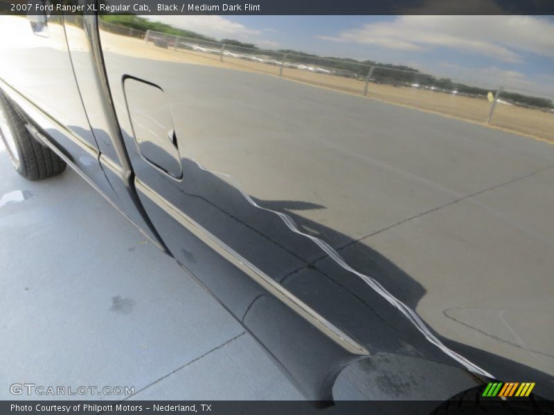 Black / Medium Dark Flint 2007 Ford Ranger XL Regular Cab