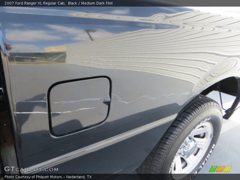 Black / Medium Dark Flint 2007 Ford Ranger XL Regular Cab