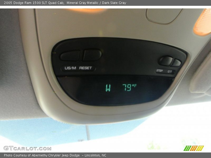 Mineral Gray Metallic / Dark Slate Gray 2005 Dodge Ram 1500 SLT Quad Cab