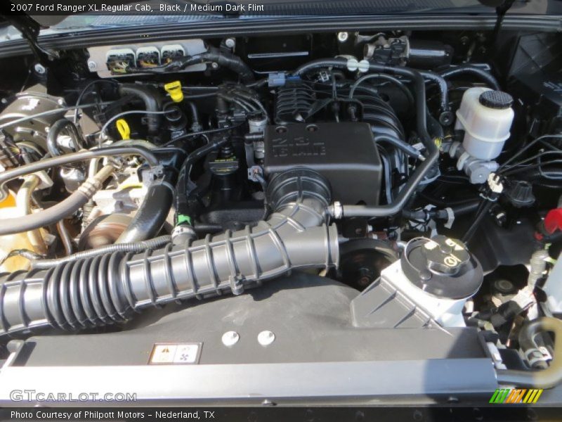 Black / Medium Dark Flint 2007 Ford Ranger XL Regular Cab