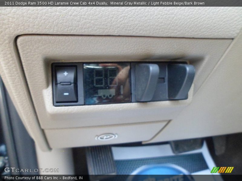 Mineral Gray Metallic / Light Pebble Beige/Bark Brown 2011 Dodge Ram 3500 HD Laramie Crew Cab 4x4 Dually