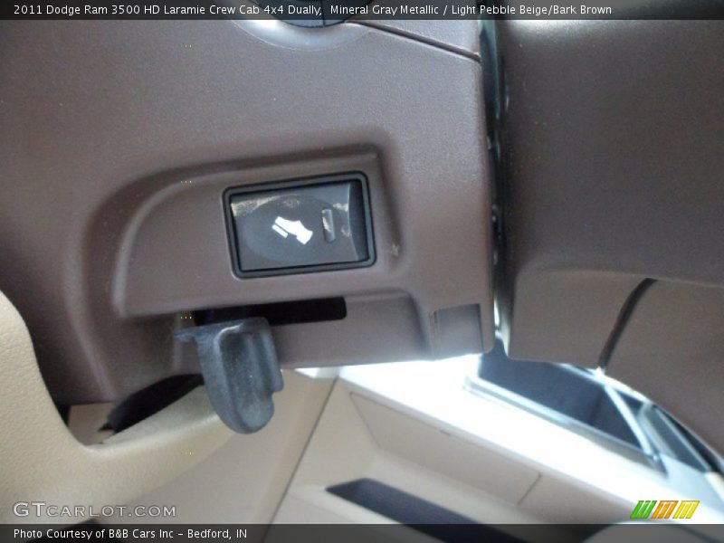 Mineral Gray Metallic / Light Pebble Beige/Bark Brown 2011 Dodge Ram 3500 HD Laramie Crew Cab 4x4 Dually