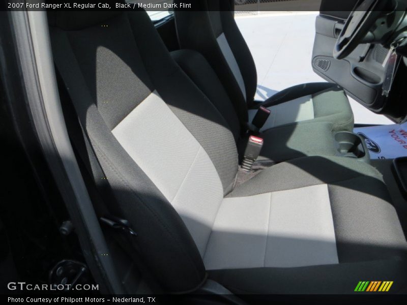 Black / Medium Dark Flint 2007 Ford Ranger XL Regular Cab