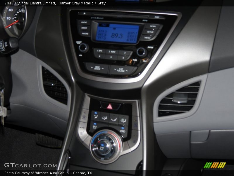 Harbor Gray Metallic / Gray 2013 Hyundai Elantra Limited