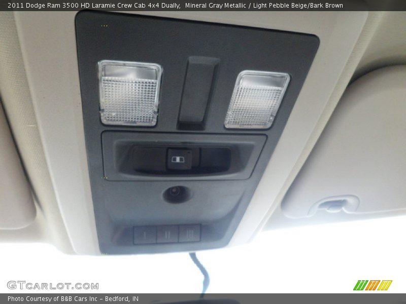 Mineral Gray Metallic / Light Pebble Beige/Bark Brown 2011 Dodge Ram 3500 HD Laramie Crew Cab 4x4 Dually