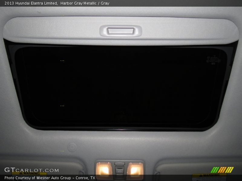Harbor Gray Metallic / Gray 2013 Hyundai Elantra Limited