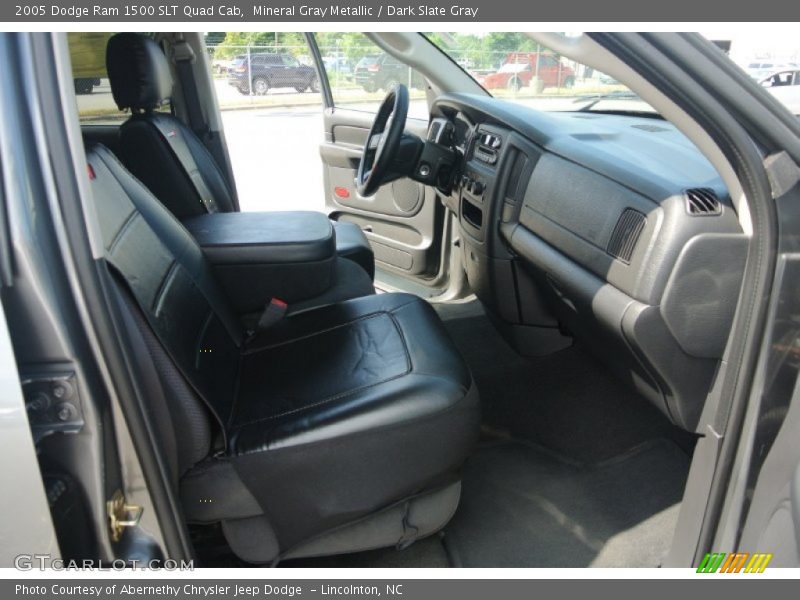 Mineral Gray Metallic / Dark Slate Gray 2005 Dodge Ram 1500 SLT Quad Cab