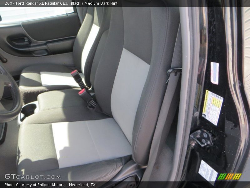 Black / Medium Dark Flint 2007 Ford Ranger XL Regular Cab