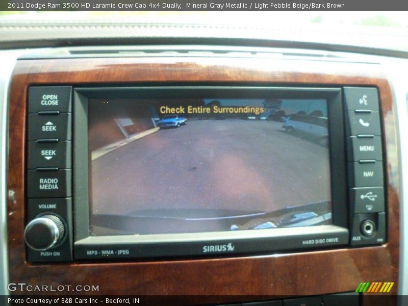 Mineral Gray Metallic / Light Pebble Beige/Bark Brown 2011 Dodge Ram 3500 HD Laramie Crew Cab 4x4 Dually