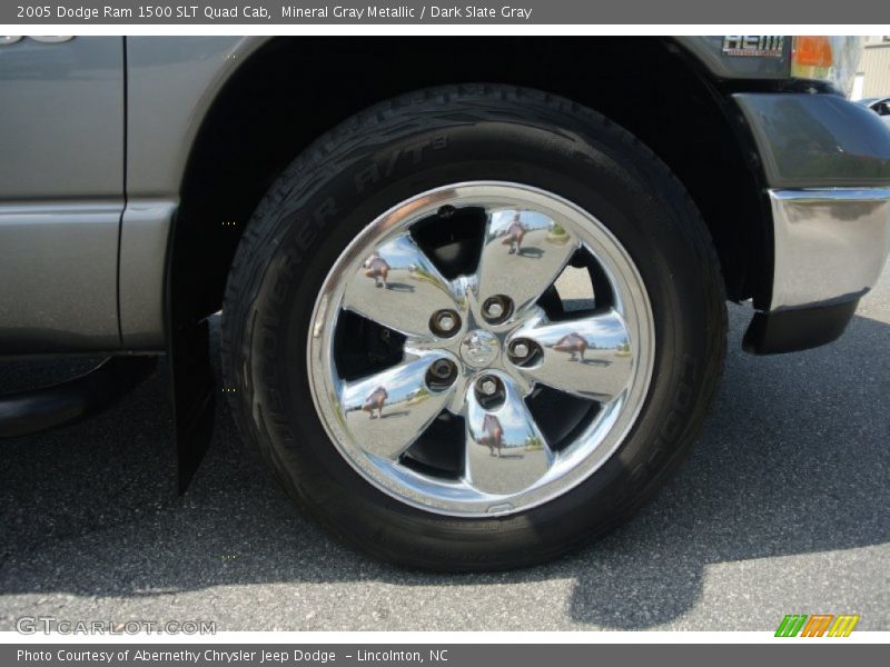 Mineral Gray Metallic / Dark Slate Gray 2005 Dodge Ram 1500 SLT Quad Cab