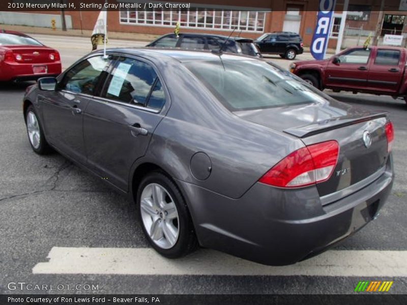 Sterling Gray Metallic / Dark Charcoal 2010 Mercury Milan I4