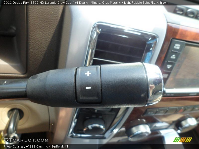 Mineral Gray Metallic / Light Pebble Beige/Bark Brown 2011 Dodge Ram 3500 HD Laramie Crew Cab 4x4 Dually