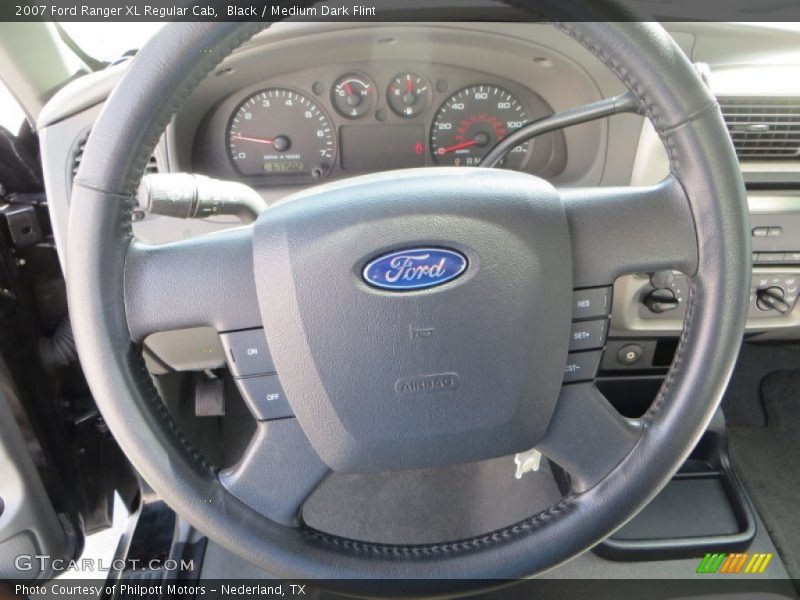 Black / Medium Dark Flint 2007 Ford Ranger XL Regular Cab