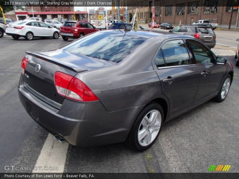 Sterling Gray Metallic / Dark Charcoal 2010 Mercury Milan I4