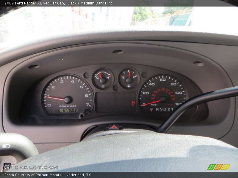 Black / Medium Dark Flint 2007 Ford Ranger XL Regular Cab