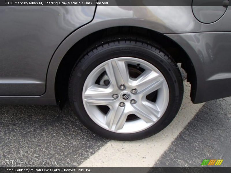 Sterling Gray Metallic / Dark Charcoal 2010 Mercury Milan I4