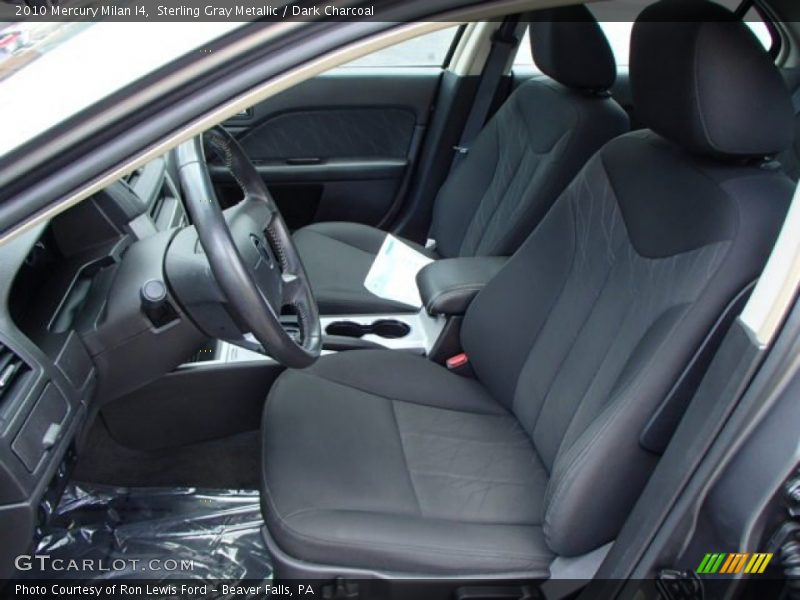 Sterling Gray Metallic / Dark Charcoal 2010 Mercury Milan I4