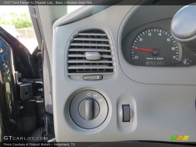 Black / Medium Dark Flint 2007 Ford Ranger XL Regular Cab