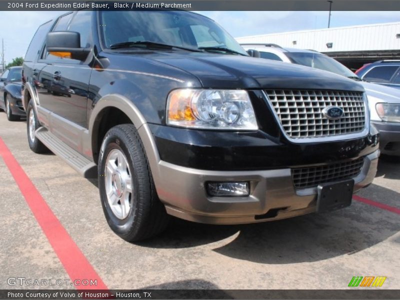 Black / Medium Parchment 2004 Ford Expedition Eddie Bauer