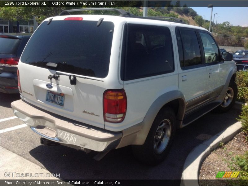 Oxford White / Medium Prairie Tan 1998 Ford Explorer XLT