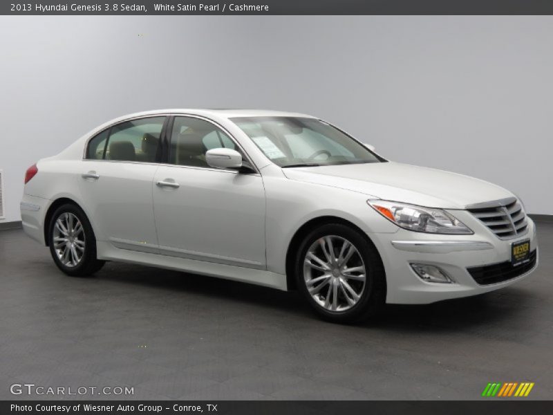 White Satin Pearl / Cashmere 2013 Hyundai Genesis 3.8 Sedan