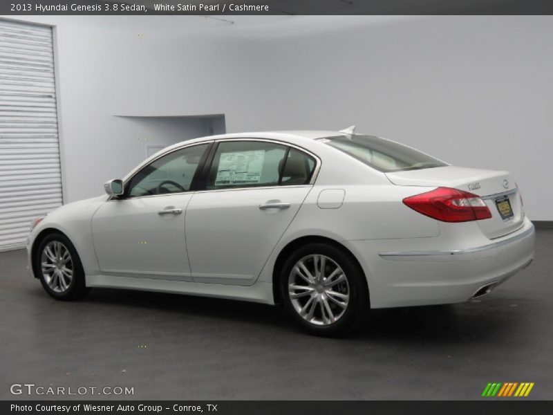 White Satin Pearl / Cashmere 2013 Hyundai Genesis 3.8 Sedan