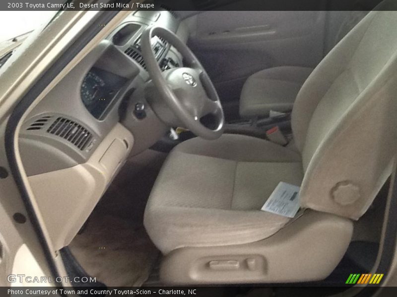 Desert Sand Mica / Taupe 2003 Toyota Camry LE
