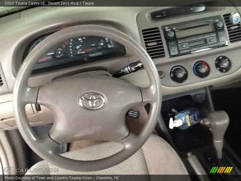 Desert Sand Mica / Taupe 2003 Toyota Camry LE