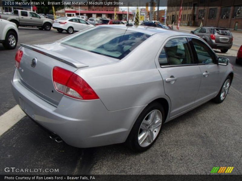 Brilliant Silver Metallic / Medium Light Stone 2010 Mercury Milan I4