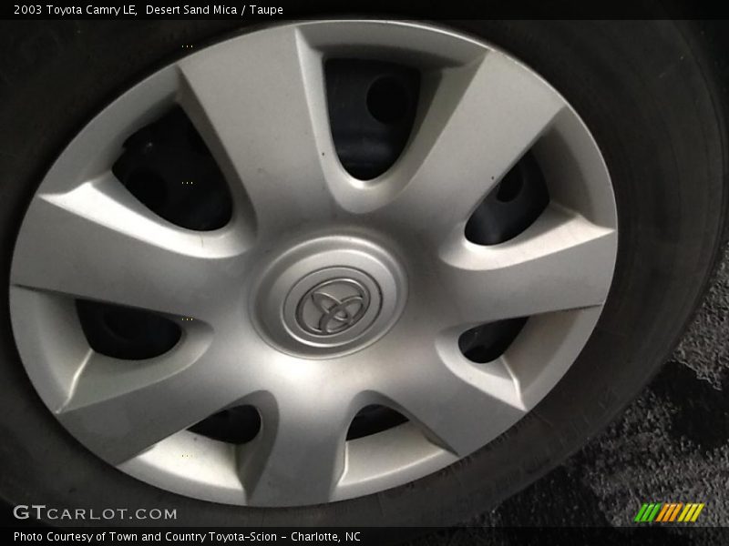 Desert Sand Mica / Taupe 2003 Toyota Camry LE