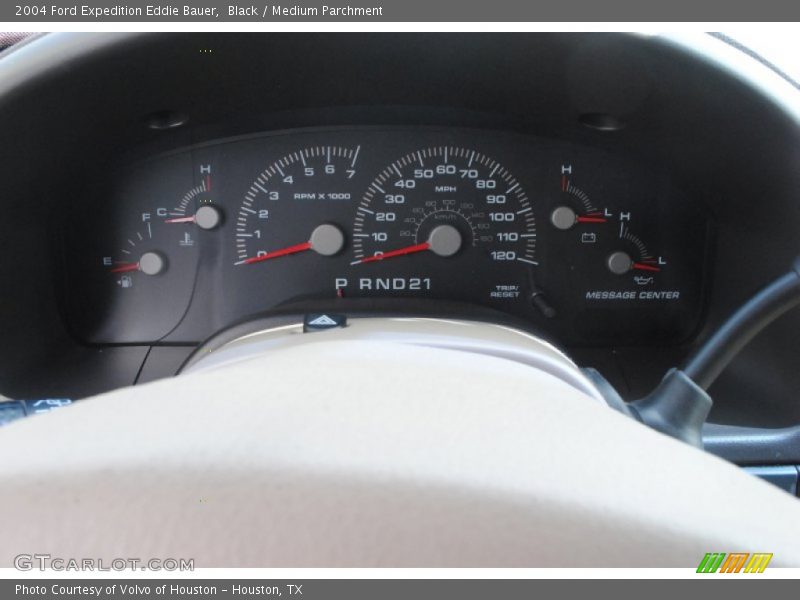 Black / Medium Parchment 2004 Ford Expedition Eddie Bauer