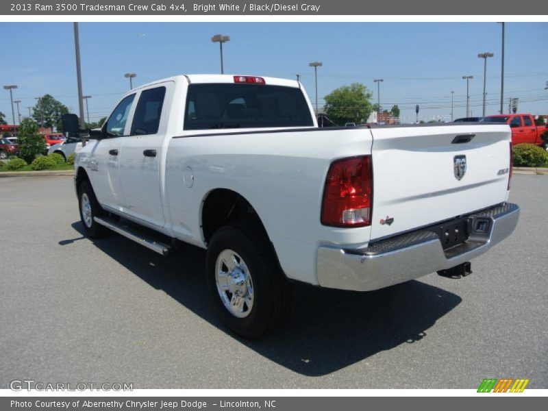 Bright White / Black/Diesel Gray 2013 Ram 3500 Tradesman Crew Cab 4x4