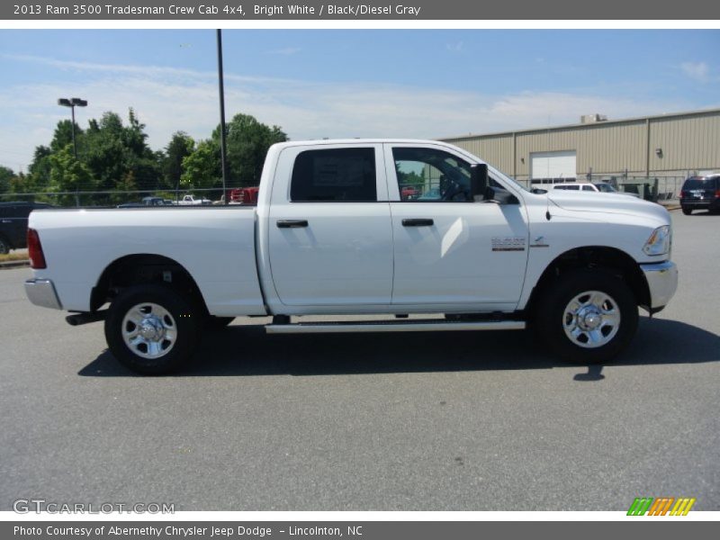 Bright White / Black/Diesel Gray 2013 Ram 3500 Tradesman Crew Cab 4x4