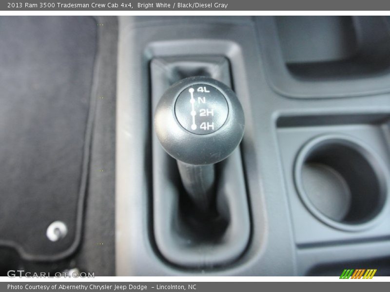 Bright White / Black/Diesel Gray 2013 Ram 3500 Tradesman Crew Cab 4x4