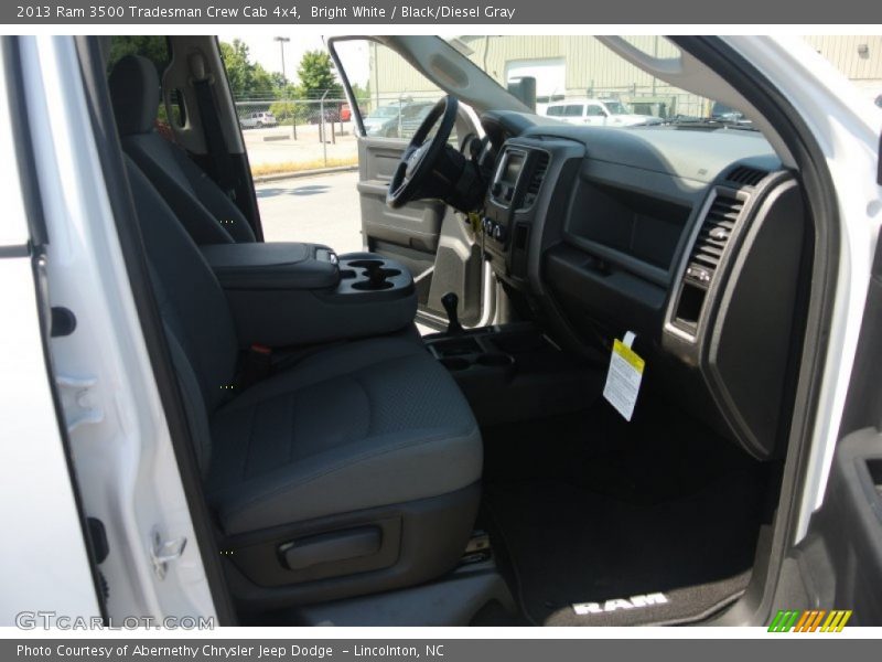 Bright White / Black/Diesel Gray 2013 Ram 3500 Tradesman Crew Cab 4x4
