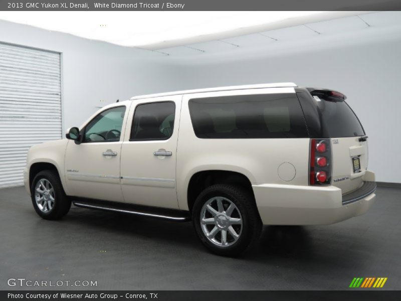 White Diamond Tricoat / Ebony 2013 GMC Yukon XL Denali