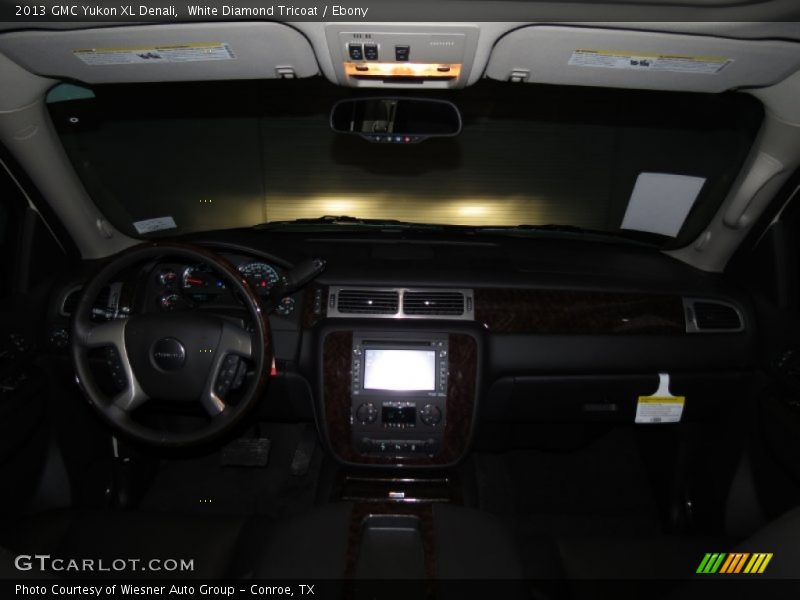 White Diamond Tricoat / Ebony 2013 GMC Yukon XL Denali