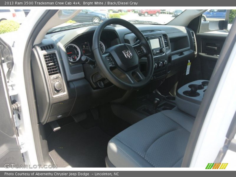 Bright White / Black/Diesel Gray 2013 Ram 3500 Tradesman Crew Cab 4x4