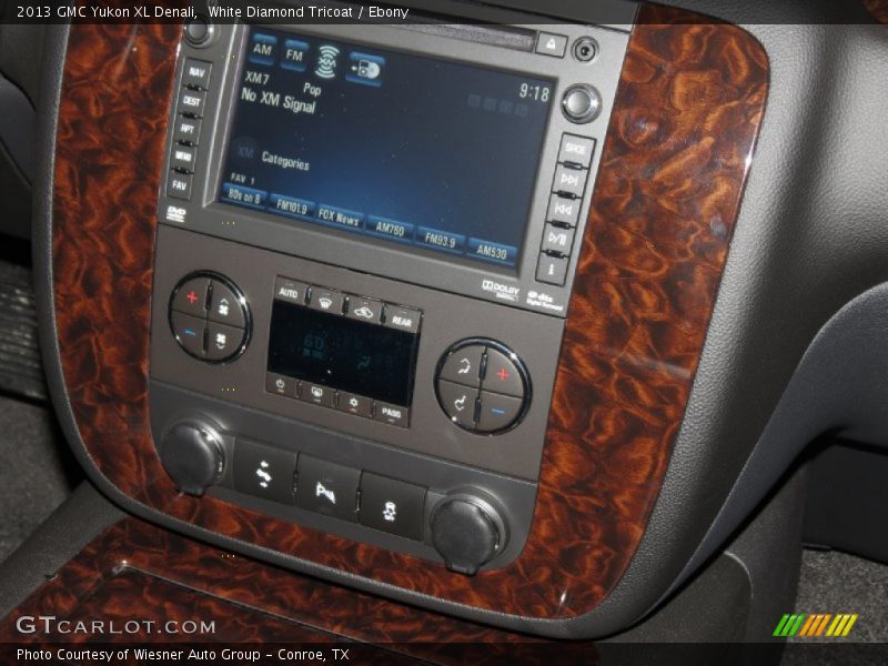 White Diamond Tricoat / Ebony 2013 GMC Yukon XL Denali