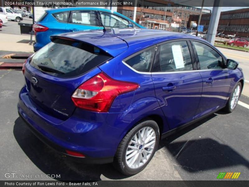  2014 Focus Titanium Hatchback Performance Blue