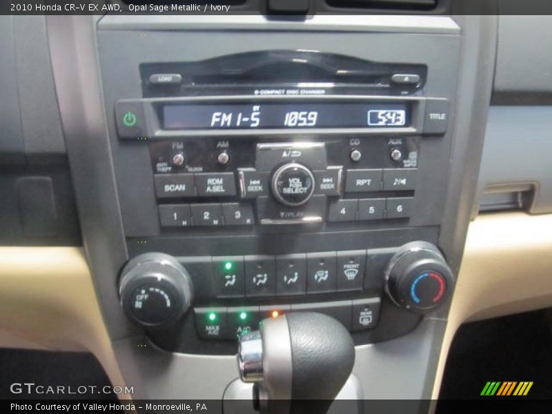 Opal Sage Metallic / Ivory 2010 Honda CR-V EX AWD