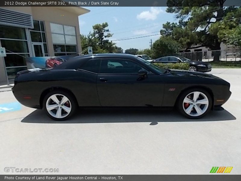 Pitch Black / Dark Slate Gray 2012 Dodge Challenger SRT8 392
