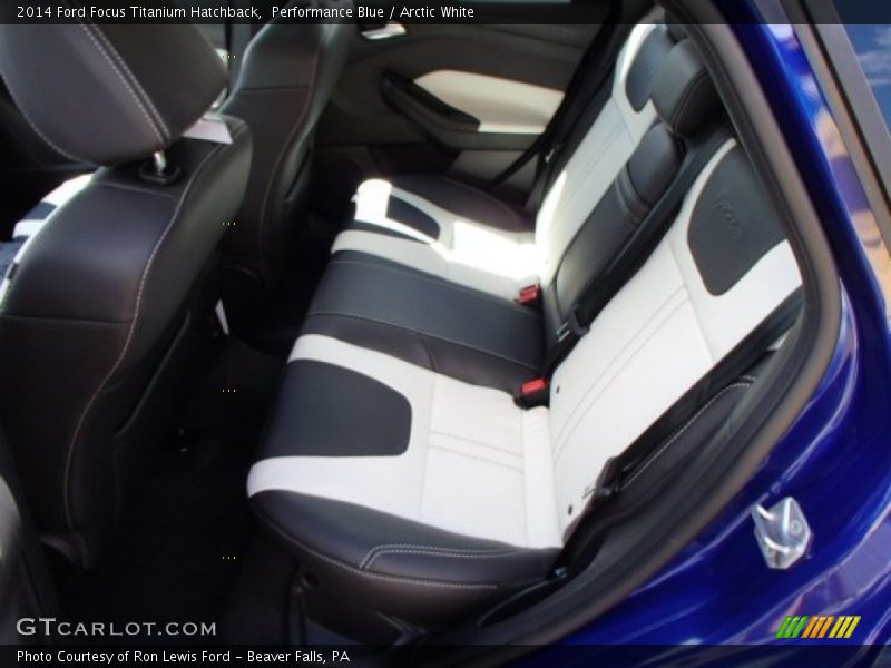 Rear Seat of 2014 Focus Titanium Hatchback