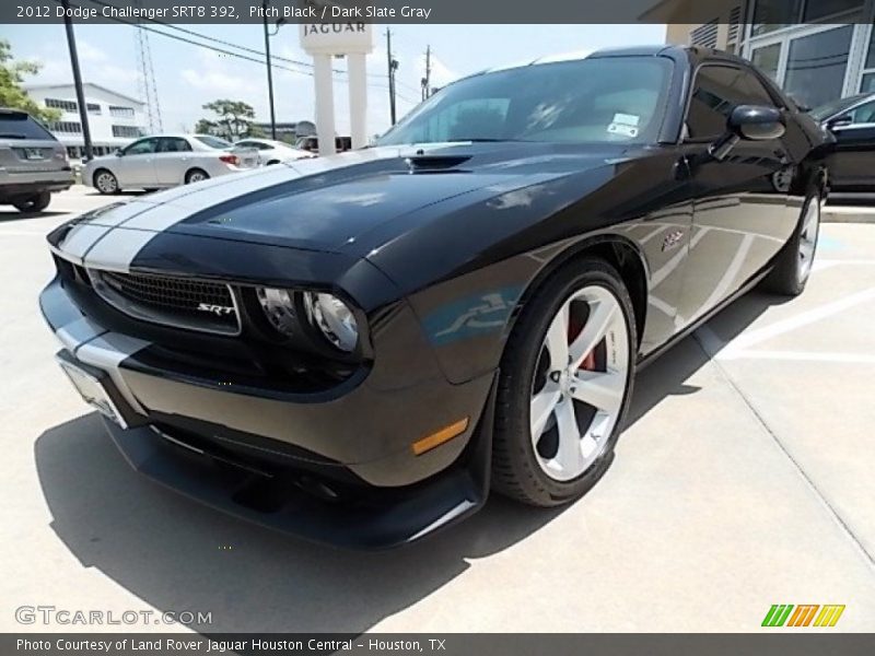 Pitch Black / Dark Slate Gray 2012 Dodge Challenger SRT8 392