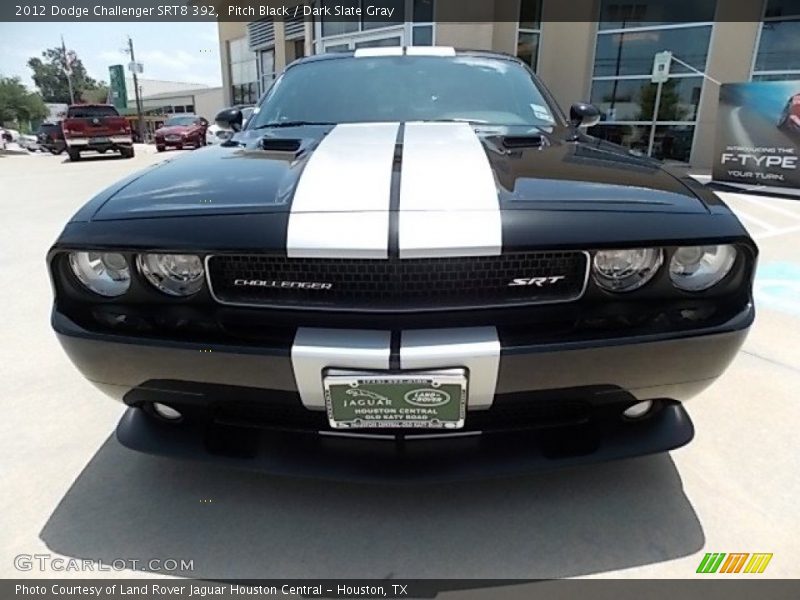 Pitch Black / Dark Slate Gray 2012 Dodge Challenger SRT8 392